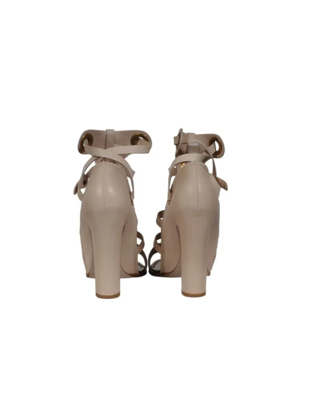 Salvatore Ferragamo Women Shyla Gladiator Heels Size US 11 EU 41 Tan